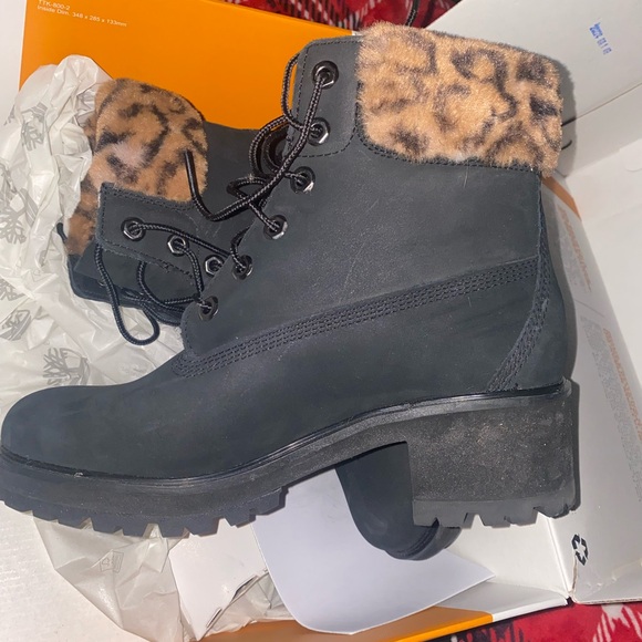 TIMBERLAND Women's Kinsley 6-Inch Waterproof Boot Cheetah size 8.5 - Picture 9 of 9